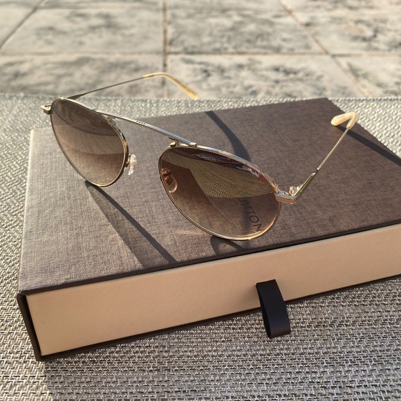 Garrett Leight Accessories - Garrett Leight Aviator Innes Sunglasses